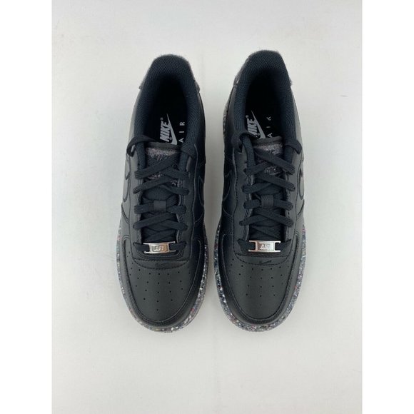 Nike Air Force 1 Recycled Wool Pack Black Women's Size 7.5 Shoes - Picture 8 of 12